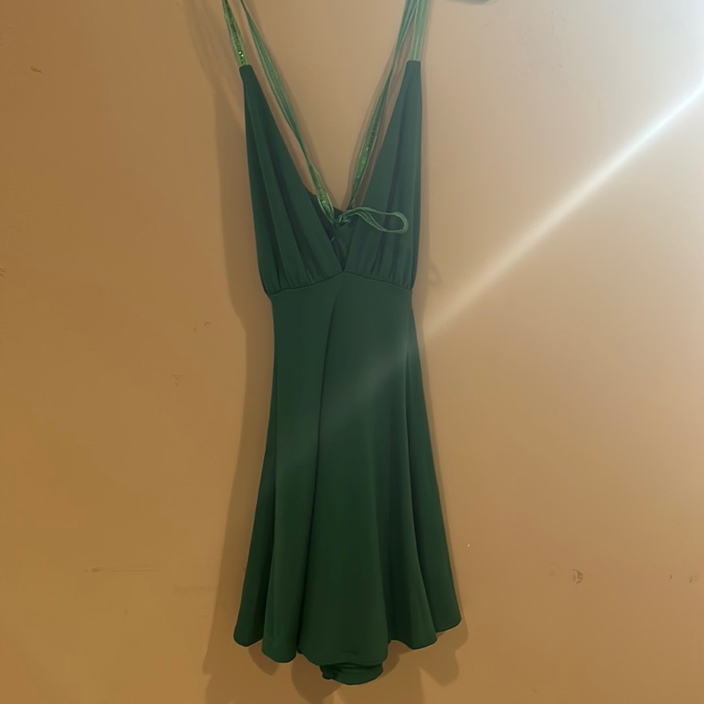 Lucy in the Sky, Open Back, Sparkly Straps, Size Small.